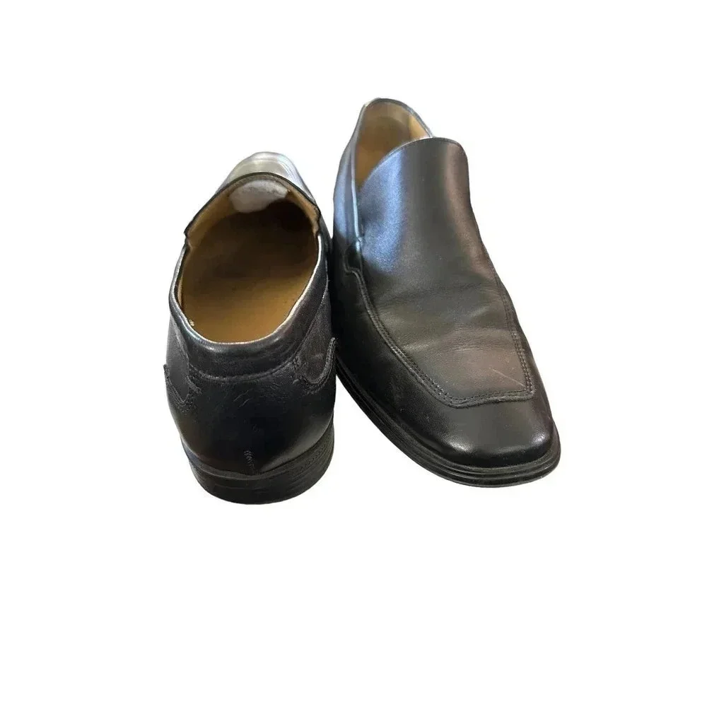 Cole‎ Haan C12329 Dalton 2 Gore Black Leather Slip on Dress Shoes Size 8.5M